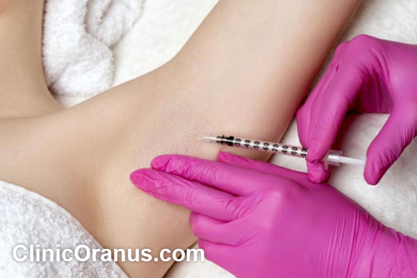 مراقبت های بعد از تزریق بوتاکس زیر بغل | کلینیک اورانوس